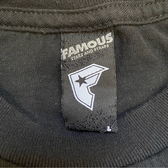 Vintage Famous Stars & Straps Men’s Y2K Drip Logo T-Shirt Size Small - Picture 6 of 7